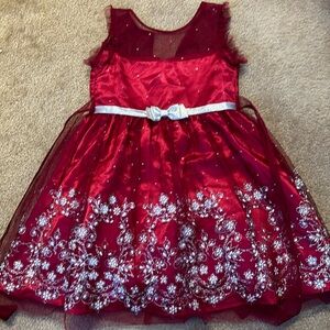 Jona Michelle Red Sparkle Dress